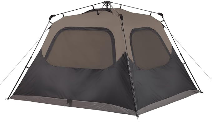 Camping Tent with Instant Setup,Weatherproof Tent with WeatherTec Technology, Double-Thick Fabric, and Included Carry Bag, Sets Up in 60 Seconds