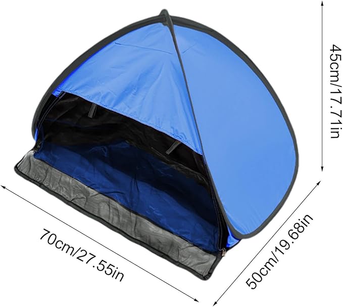 Windproof Popup Automatic Tent - Waterproof Sun Shelter | UV Protection Instant Sun Shade | Easy Setup Portable Shelter for Camping | Hiking | Picnic 70x50x45cm/27.56x19.69x17.72 inches