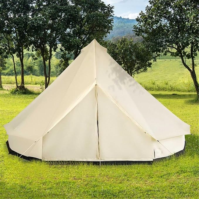 Inflatable Camping Tent with Waterproof Canopy, Cabin Tent, 10 Person Glamping Tents Sun Shelter,Easy Setup Outdoor Oxford Tents, Inflatable House Tent with Mosquito Screen,4 Season Air Tent